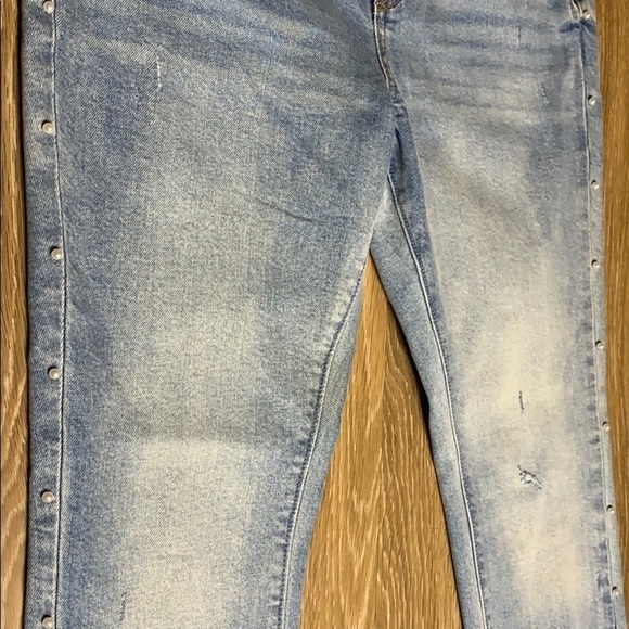 Loft Modern Skinny 10” Rise Ankle Crops Light Denim Size 10/30 Petite New - Picture 5 of 10